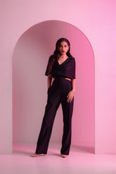 Dark Black Dahlia Jumpsuit