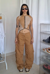 Beige Brigade Pants