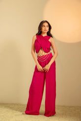 Fuchsia Flame Hot Pink Coord Set