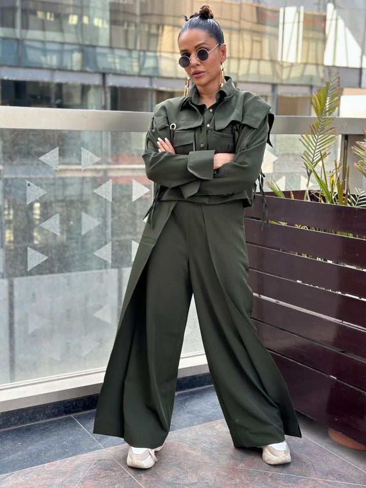 Urban Lyrical Military Green Trouser