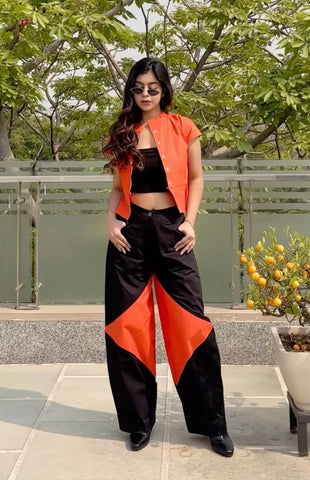 Noir Flame Street Coord Set